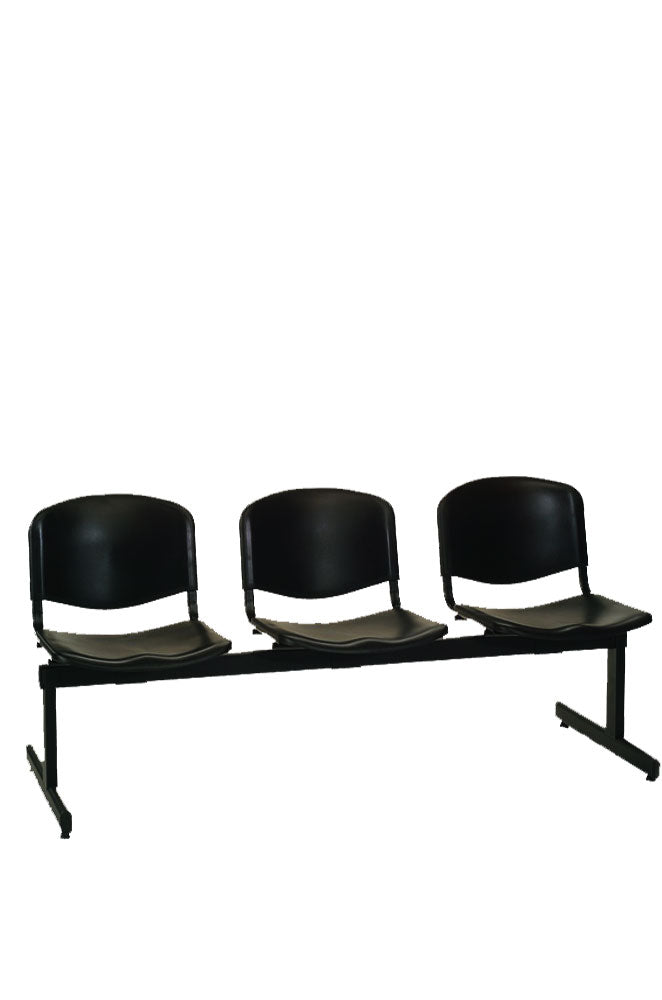 Panca a tre posti attesa in poliuretano