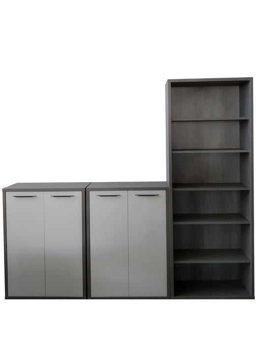 Doppio armadio a 2 ante + Libreria